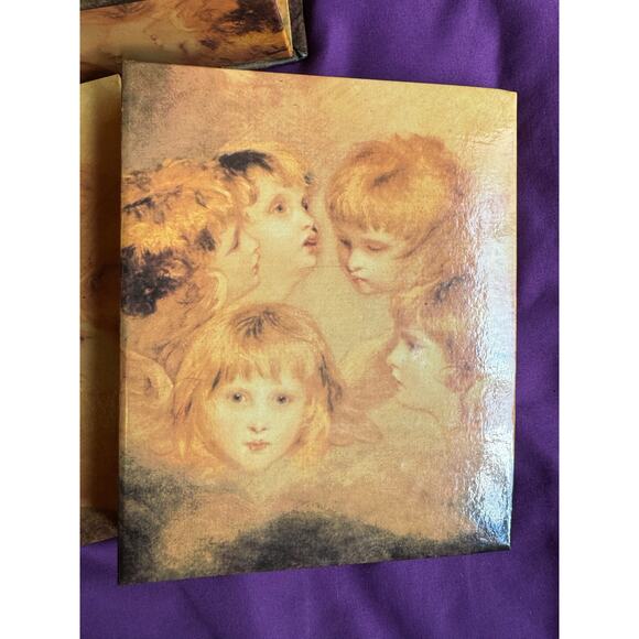 Vintage Cherubs Photo Album – Holds 128 4x6 Photos– Angel Design–Used Condition - Picture 5 of 14